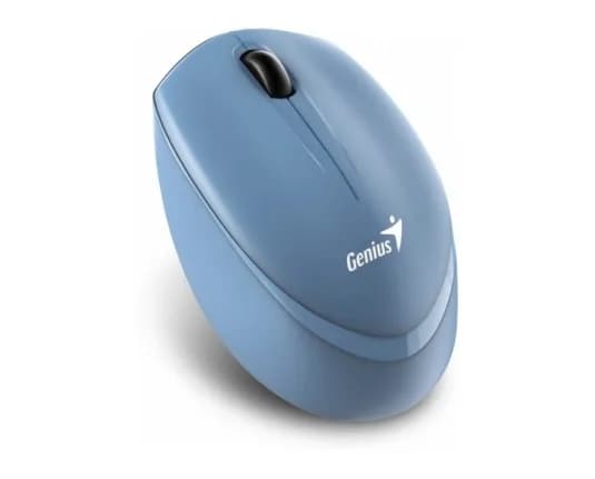 MOUSE Genius, "NX-7009", PC sau NB wireless, 2.4GHz, optic, 1200 dpi, butoane/scroll 3/1, senzor Blue-Eye, albastru, "31030030401" — miniatură