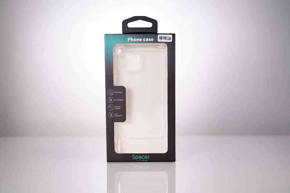 Husa Huawei telefon P 40 Lite, transparent, tip back cover, protectie suplimentara antisoc la colturi, material flexibil TPU, "SPPC-HU-P-40L-CLR" — miniatură