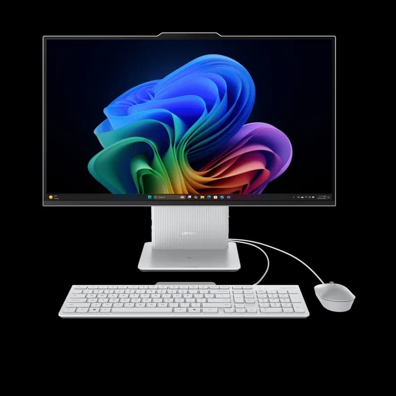 All-in-One Consumer Lenovo IdeaCentre AIO 27ILL11 cu procesor Intel Intel Core Ultra 7 256V pana la 4.8 GHz, 27 inch, FHD, 16 GB, Intel Intel Arc Graphics 140V, FreeDos, Grey