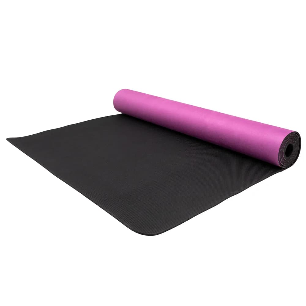 SALTEA YOGA Iggy, material cauciuc natural acoperit cu suede (microfibra), dimensiune 1830 x 680 x 4 mm, purple "IGMT-YOGA-SUD" — miniatură