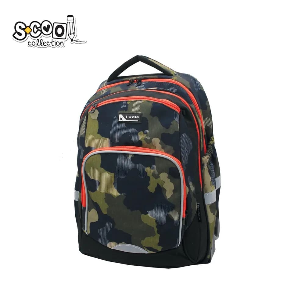 Ghiozdan trolley premium, compartiment laptop, 34x20x49 cm - S-COOL — miniatură