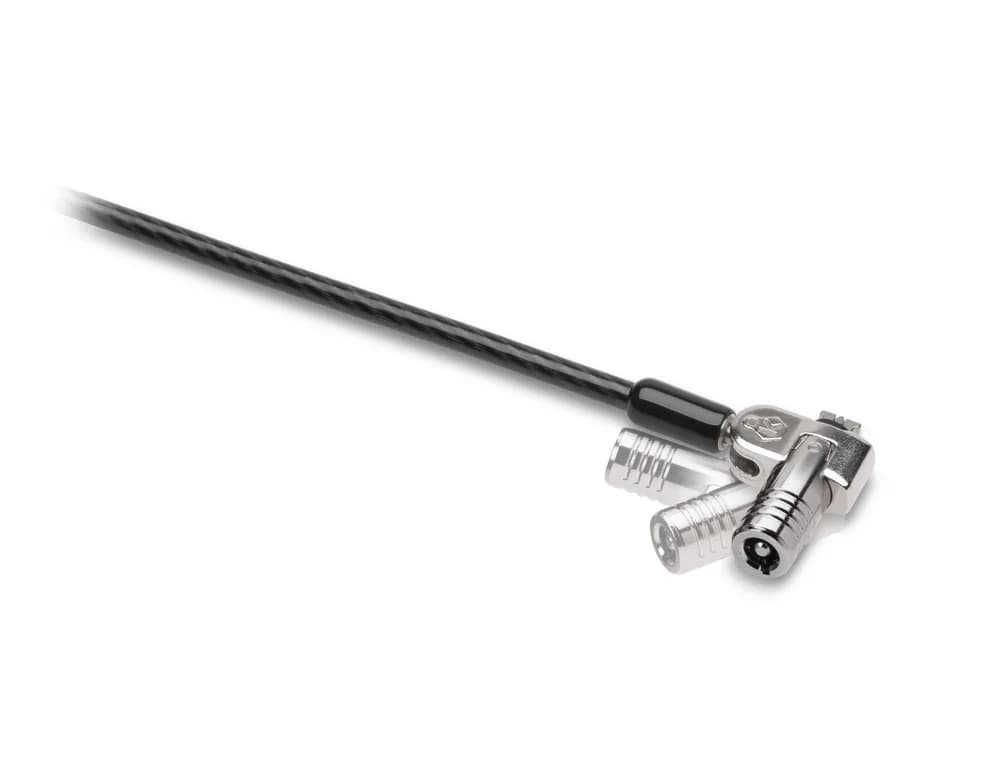 CABLU securitate KENSINGTON pt. notebook slot Nano,cheie standard,conectare directa,1.8m,cablu otel carbon,5mm,permite pivotare si rotire,blocare dubla, "NanoSaver" "K64448WW" — miniatură