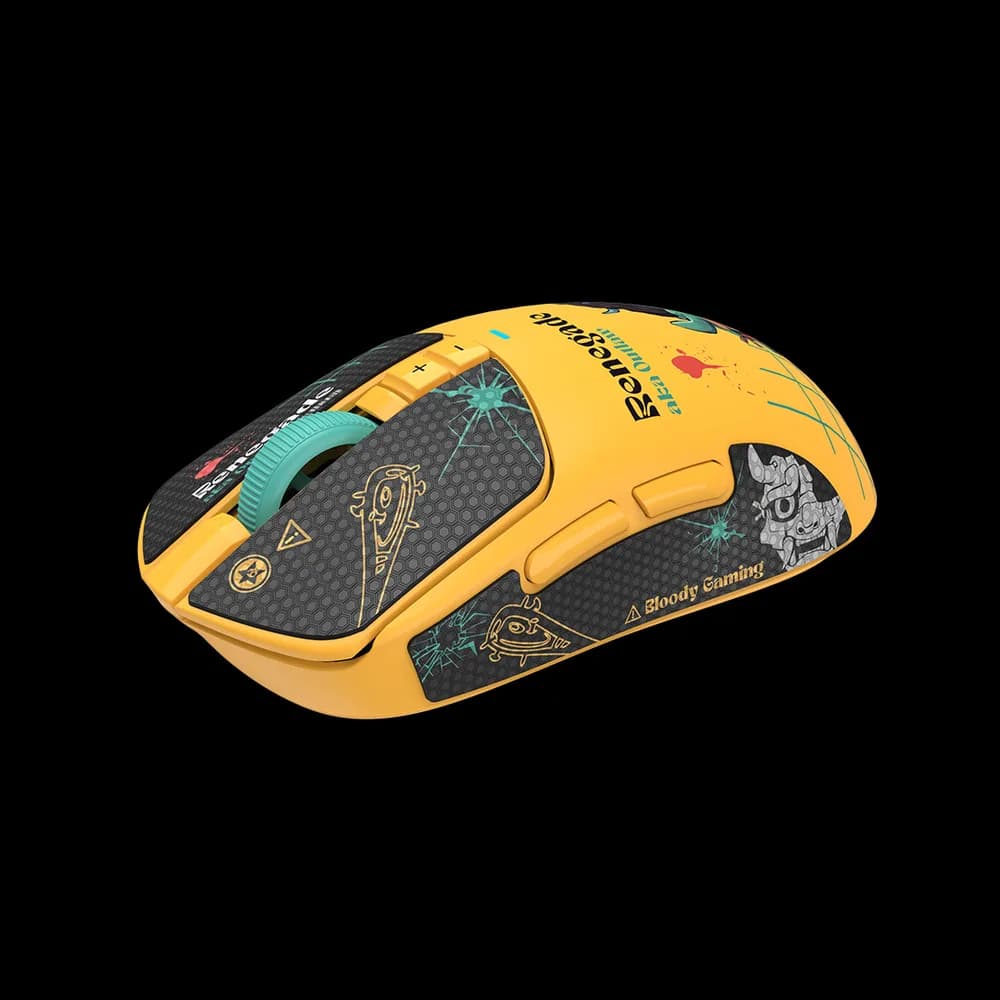 Mouse A4Tech, gaming, BLOODY WAVELINK FULL SPEED,DUAL MODE WIRELESS USB RENEGADE SUNSET TYPE-C, "R72Ultra RENEGADE SUNSET" 4711421 001267 — miniatură
