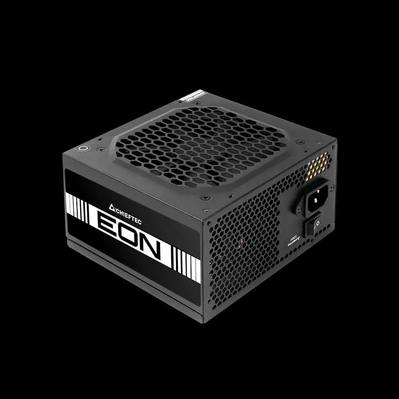 SURSA Chieftec EON series 600 W, non-modulara, certificare 80 Plus, ventilator 120mm, PCI-E 6+2 pin x 2, SATA x 4, "ZPU-600S"