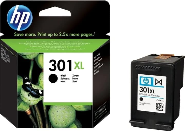 Cartus Cerneala Original HP Black, nr.301XL, pentru DJ1000|1050|1055|2050|3050, "CH563EE"