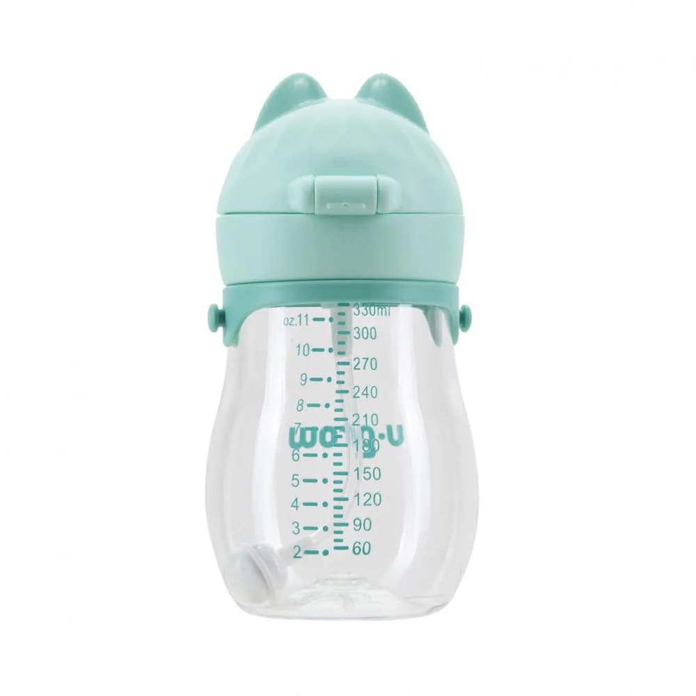 Cana cu pai si curea, tritan 330 ml, U-Grow — miniatură