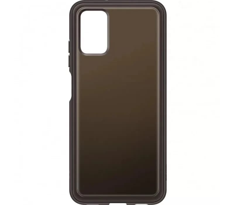 HUSA Smartphone Samsung, pt Galaxy A03s, tip back cover (protectie spate), TPU, ultrasubtire, negru, "EF-QA038TBEGEU" — miniatură