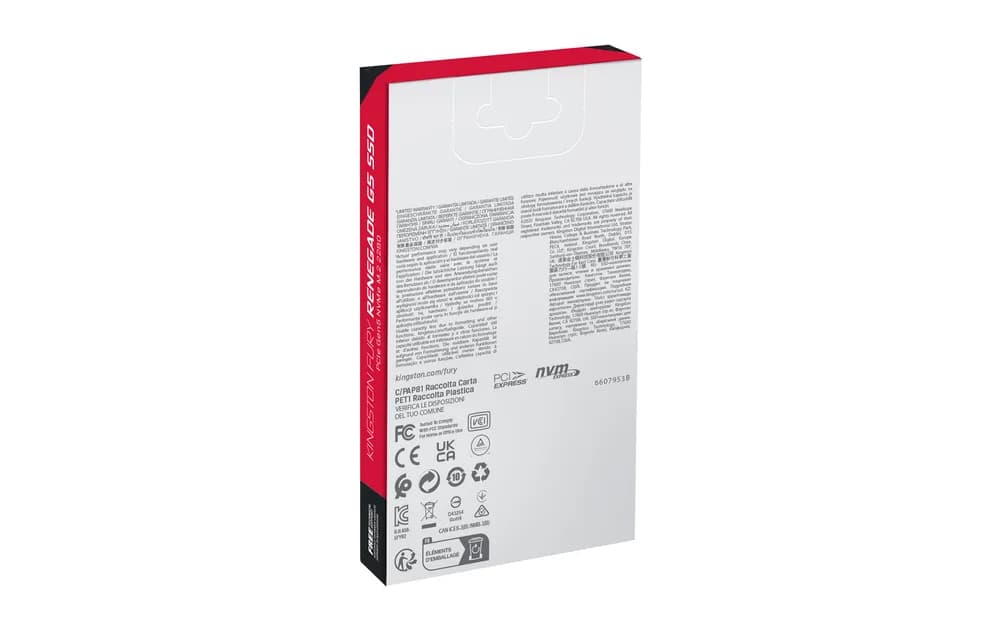 KINGSTON 8192GB Kingston FURY Renegade G5 PCIe 5.0 M.2 NVMe SSD "SFYR2D/8T1" — miniatură
