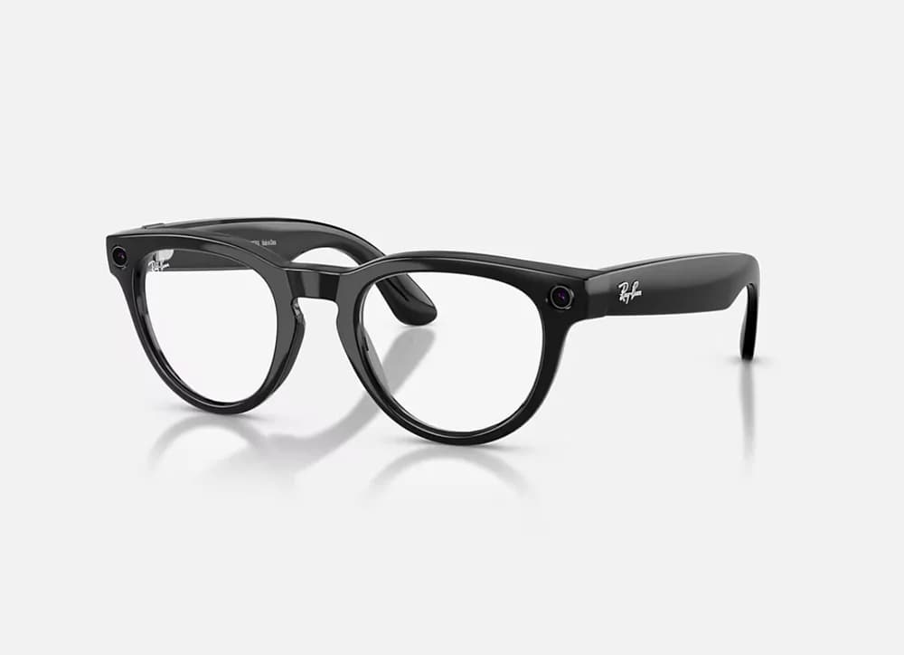 Ray-Ban Meta Headliner Gen 2 High Bridge FIT Shiny Black Clear/Sapphire Transitions 50-23 — miniatură