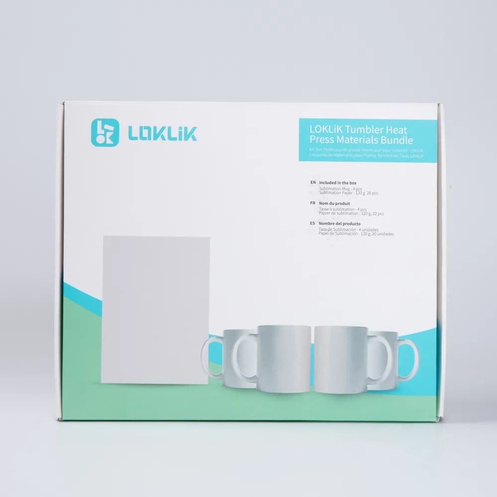 Material pentru gravare laser LOKLiK Starter Pack pentru Tumbler Heat Press — miniatură