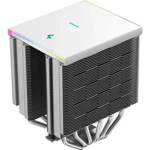 COOLER DeepCool "AK620 DIGITAL SE WH", combatibil skt. Intel si AMD, racire cu aer, ventilator 120mm, 500 - 1850 rpm, 6x6 mm heatpipes, inaltime 157mm, alb "R-AK620-WHADMN-GJD" — miniatură