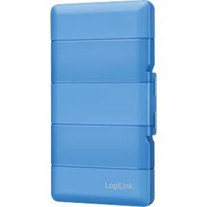 CUTIE LOGILINK, pt 4 x SSD M.2 NGFF/ NVME, rezistenta la socuri, albastru , "UA0417"
