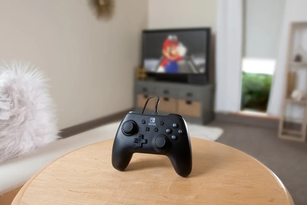 CONTROLLER PowerA, cu fir, pentru Nintendo Switch, negru, "1511370-02" — miniatură
