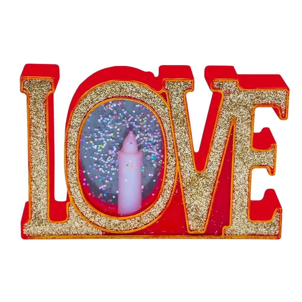 Lumanare ornamentala - Love — miniatură