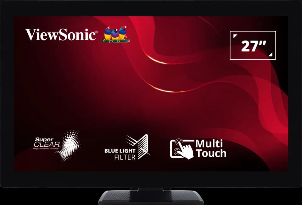 Monitor Consumer ViewSonic TD2760, 27", 1920 x 1080 pixeli, Touchscreen, Black