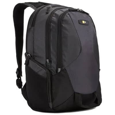 RUCSAC CASE LOGIC, pt. notebook de max. 14 inch, 2 compartimente, buzunar frontal x 2 | buzunar lateral x 2 | buzunar dorsal, waterproof, poliester, negru, 3205287 "RBP414 BLACK"