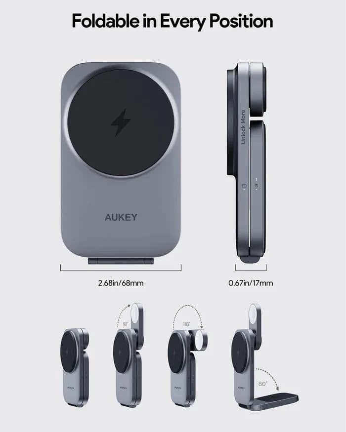 MOBILE CHARGER WRL 3IN1/LC-MC312 AUKEY "LC-MC312" — miniatură
