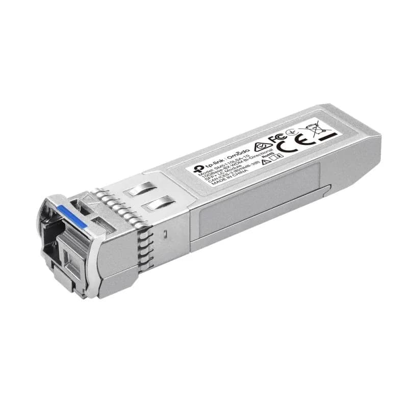 Omada 10Gbase-BX Single-Mode WDM Bi-Directional SFP+ Module SPEC: LC/UPC Connector, TX:1330nm/RX:1270nm, Single-mode, 10 km