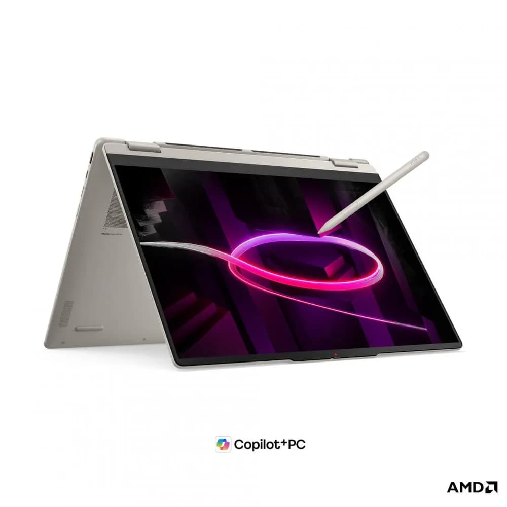 Laptop Consumer Lenovo Yoga 7 2-in-1 16AGP11 Copilot+ PC, cu procesor Ryzen AI 7 445, 16'' OLED, 24 GB LPDDR5x-SDRAM, 1 TB, AMD Radeon 840M, Fara OS
