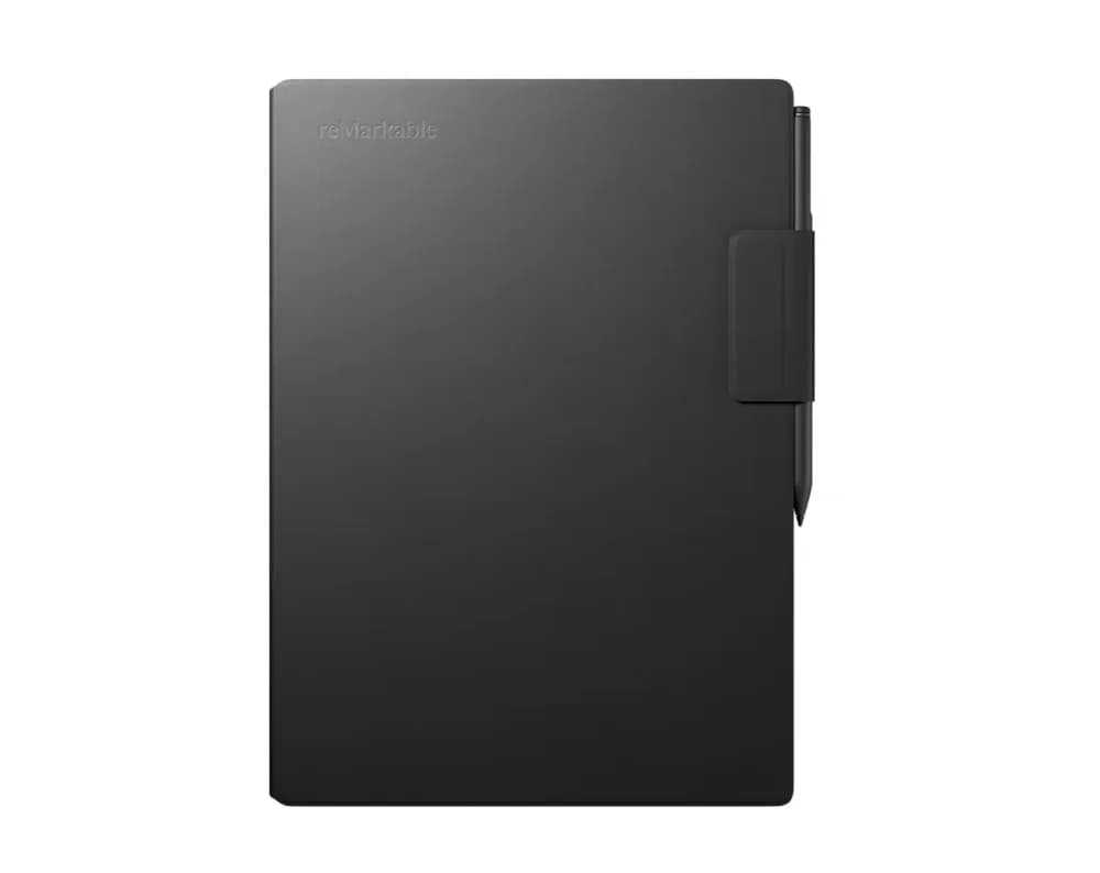 reMarkable Paper Pro with MarkerPlus and BookFolio Pro Leather (Black) — miniatură