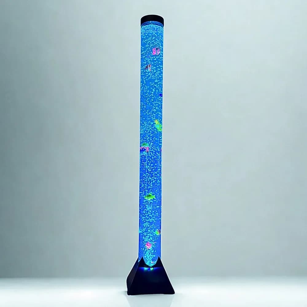 Tub cu Bule 120cm cu Telecomandă (Rotund cu Bază Pătrată Neagră) — miniatură