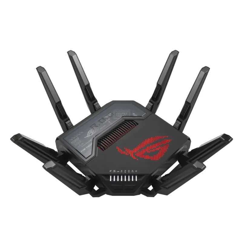 ASUS ROG Rapture GT-BE98 Quad-band WiFi 7 802.11be Gaming Router support new 320MHz bandwidth "90IG08F0-MO9A0V" — miniatură