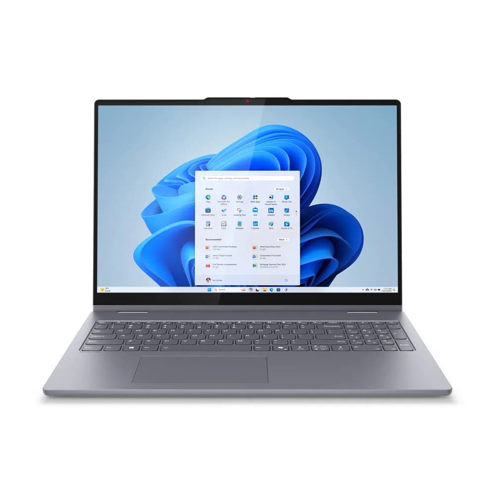 16 IdeaPad 5 2-in-1 16IAL10, WUXGA IPS Touch, Procesor Intel® CoreTM Ultra 5 225U, 16GB LPDDR5X, 512GB SSD, Intel Graphics, Win 11 Home, Luna Grey "83KS001LRM" — miniatură