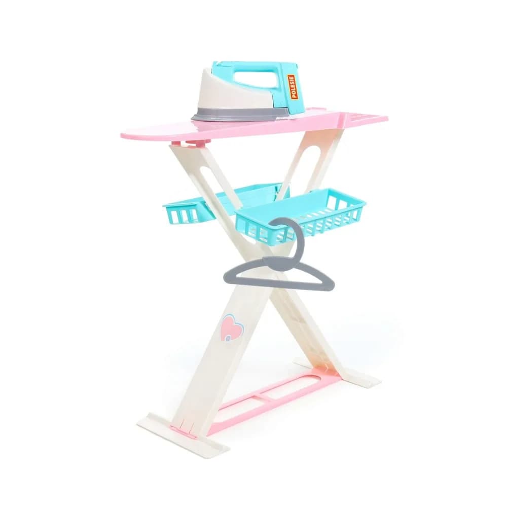 Masa calcat + fier calcat + accesorii, 62x25x49 cm, Polesie — miniatură