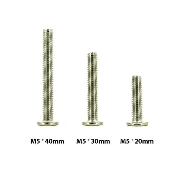 Accesoriu gravator laser Makera – Stainless Steel Low Profile Hex Screw (10 buc) (C1-ACCESSORY-SCREW-SS-M5-30-10PCS) — miniatură