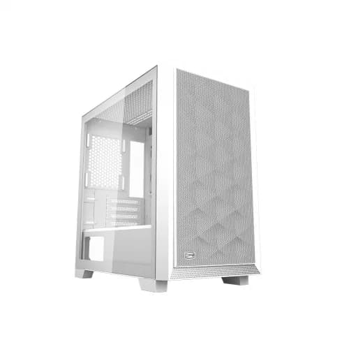 CARCASA PCCooler "C3 D310", middle tower, gaming, fara sursa, suporta 7xfan, , PSU shroud, USB 3.1 gen 1 x 2, audio, mic, 4 sloturi expansiune, alb, "C3D310 WH" — miniatură