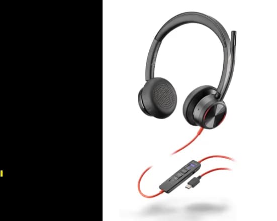 CASTI HP Poly BW 8225 Stereo -M USB-C HS +USB-C/A "8X225AA"