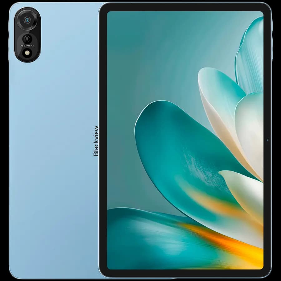 Blackview MEGA 2 WiFi 12-inch FHD 1200x2000 90Hz 12GB+256GB Allwinner A733 Octa-core 2.2GHz Cam Front 8MP Rear 16MP 9000mAh NO Charging, Android 15 Ice Blue "MEGA2WIFI_IB12_EU"