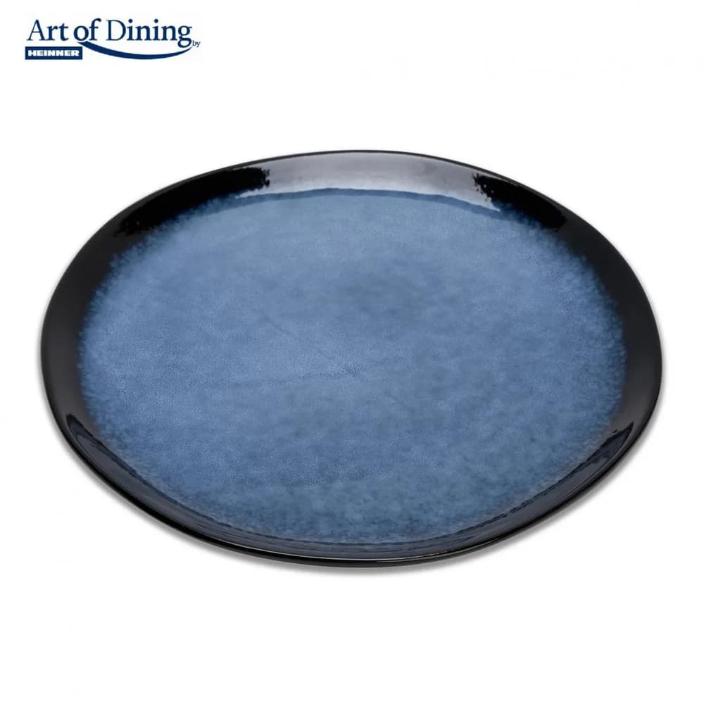 SET 4 FARFURI INTINSE CERAMICA 28 CM, SERENITY, ART OF DINING BY HEINNER — miniatură