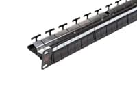 Patch Panel neechipat | Modular | Cat 5, 6, 6A, 7, 7A | Cupru | 24 | Snap-in | LANmark | Negru