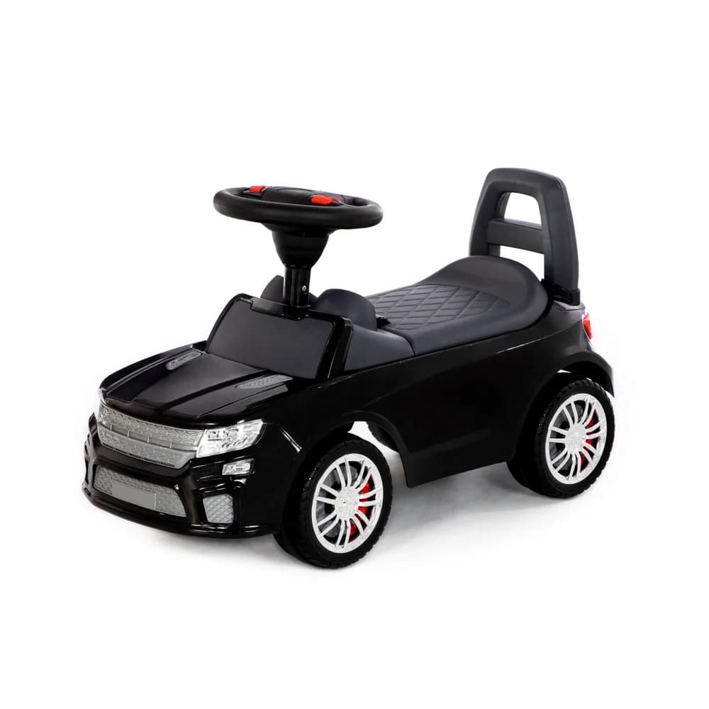 Masinuta - Supercar, neagra, fara pedale, 66x28.5x30 cm, Polesie — miniatură