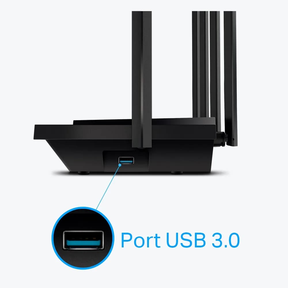 Router wireless TP-LINK Gigabit Archer AX73, AX5400, WiFI 6, Dual-Band — miniatură