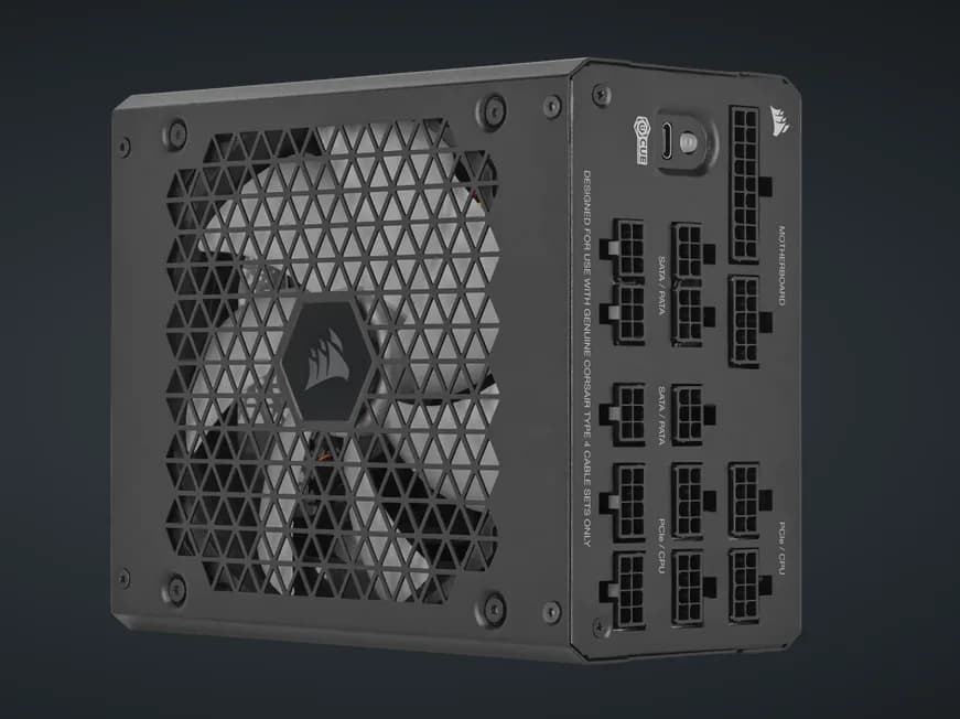 Sursa Corsair HX1000i, 80 PLUS Platinum, 1000 W — miniatură