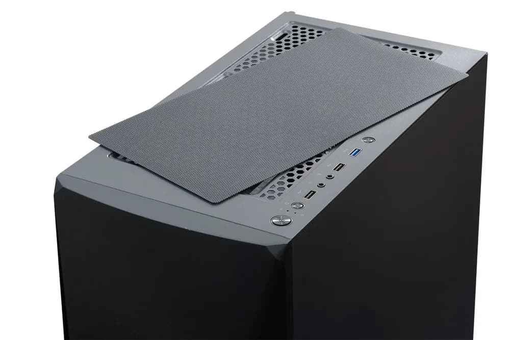 Carcasa SPACER SPGC-THUNDER, RGB, Mid Tower, Black — miniatură
