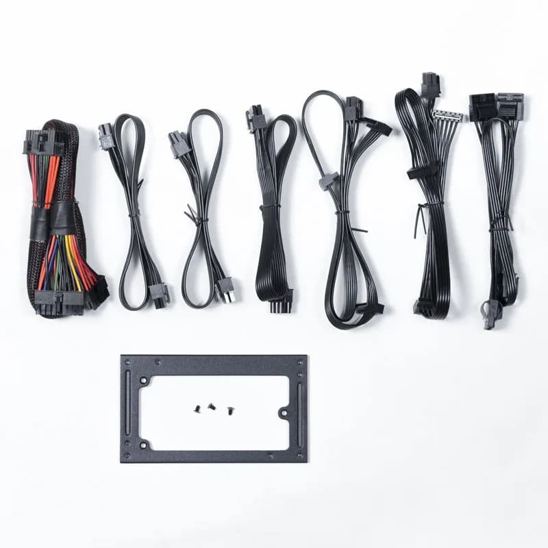 SURSA Chieftec Compact 550 W, modulara, certificare 80 Plus Gold, ventilator 80 mm x 1, PCI-E 6+2 pin x 2, SATA x 6, "CSN-550C" — miniatură