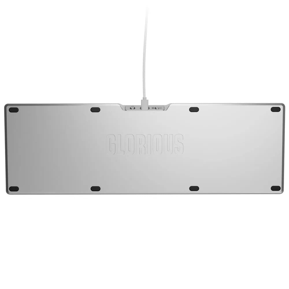 Glorious Tastatura mecanica GMMK 3 PRO 100% Prebuilt, USB-C, Fox Switches, US layout, 104 taste, Gri "GLO-KB-GMMK3-PRO-100-PB-FOX-W-SIL-US" — miniatură