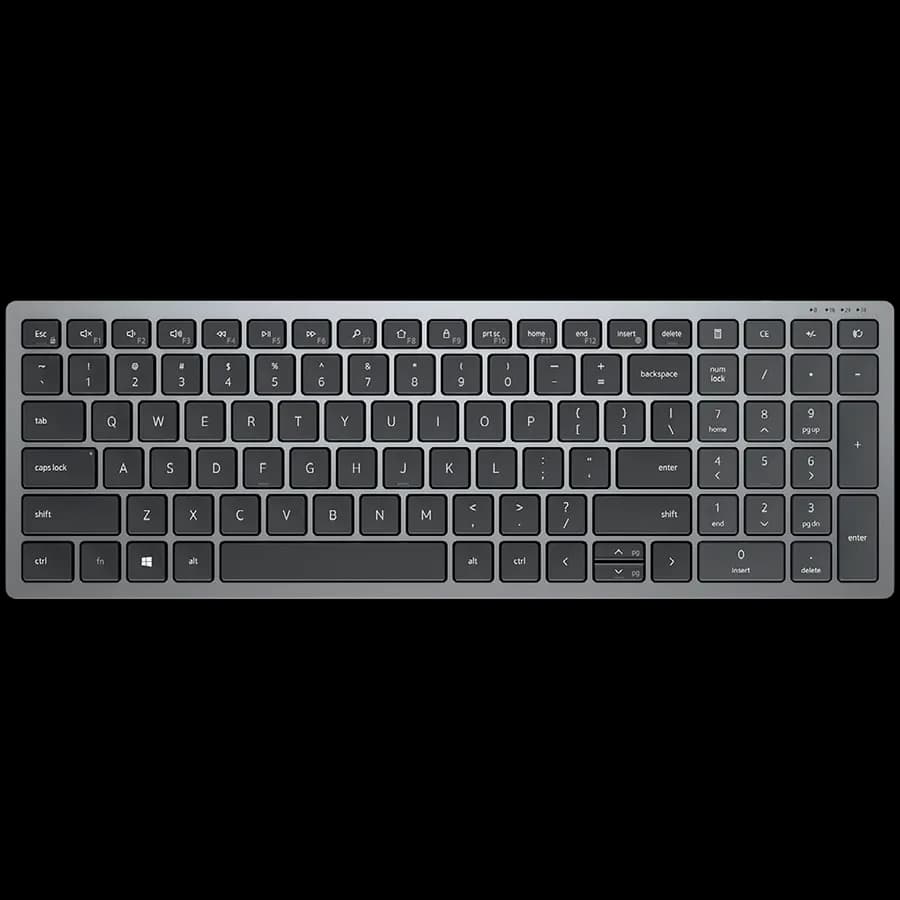 Kit TASTATURA si Mouse Dell, "KM7120W", wireless, 97 taste format standard, mouse 1600dpi, 5/1 butoane, negru, "580-AIWM-05"