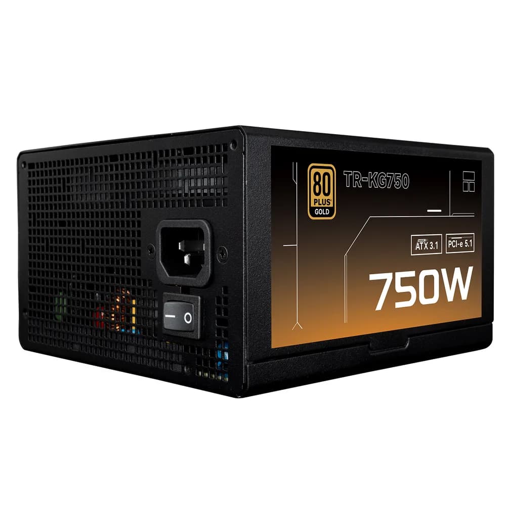 SURSA Thermalright "TR-KG750-sleeved", 750W, certificare 80 Plus Gold, modular, LLC, DC to DC, fan 120mm, negru, "TR-KG750-sleeved" — miniatură