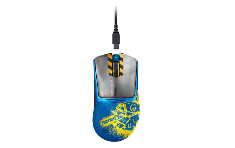 Mouse Gaming Wireless Razer DeathAdder V3 Pro - Fortnite Edition, 30000 DPI, Multicolor — miniatură