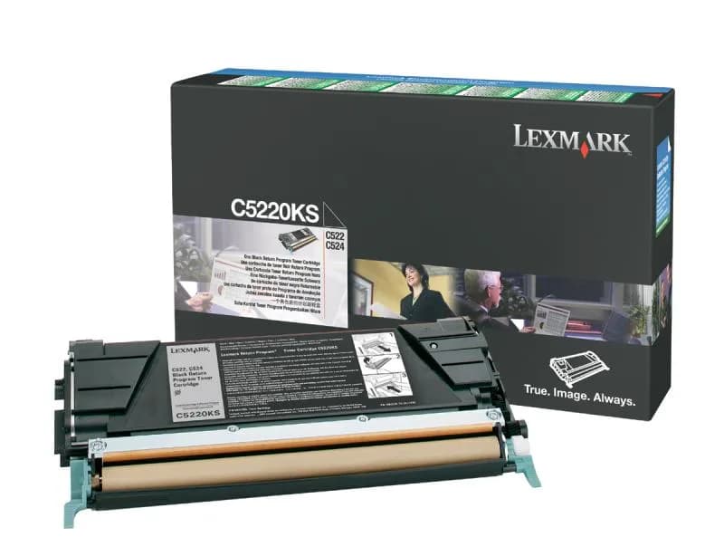 Toner Original Lexmark Black, C5220KS, pentru C522|C524|C530|C532|C534, 4K, "C5220KS"
