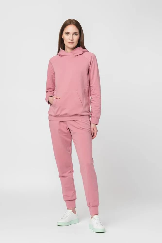 HANORAC COTON RAGLAN FEMEI PINK-M — miniatură