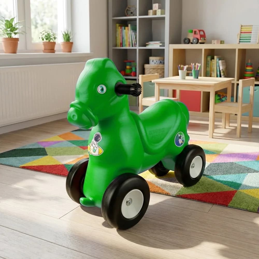 Calut cu roti, verde - ROBENTOYS — miniatură