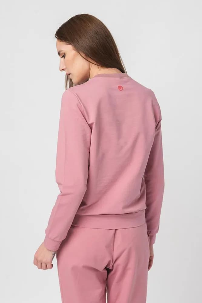 BLUZA COTON CASUAL FEMEI PINK-L — miniatură