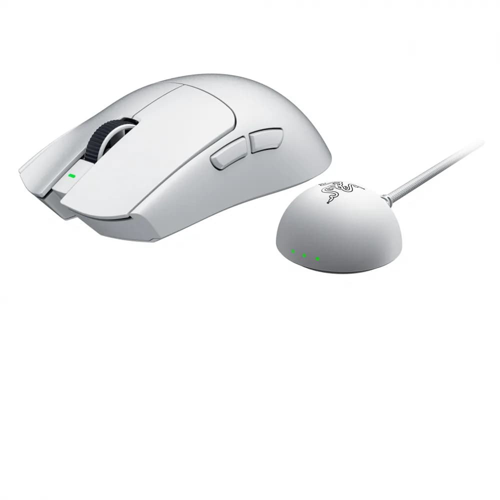 Mouse Gaming Wireless Razer Viper V4 Pro, Peste 10000 dpi, Alb — miniatură