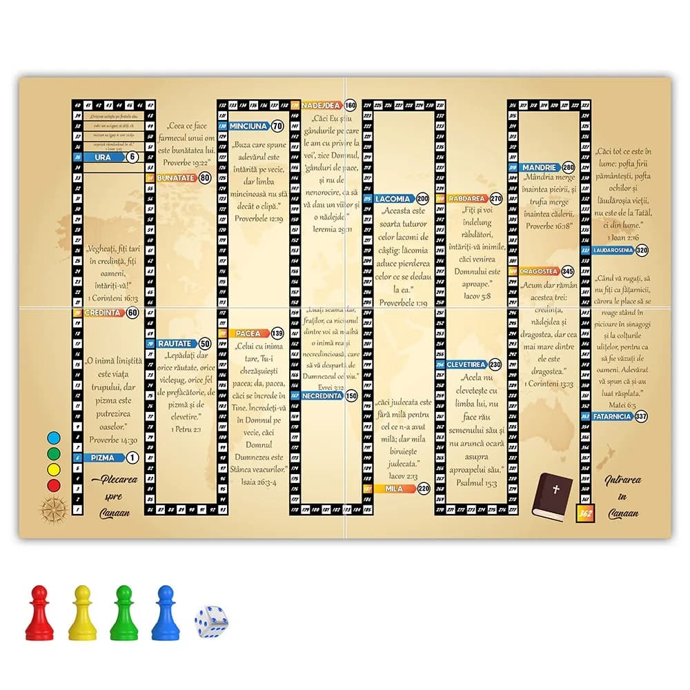 Joc Calatoria Crestinului spre Canaan - ROBENTOYS — miniatură