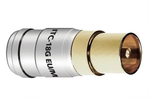 Mufa Coax tata pentru cablu coaxial Audioquest ITC-18G EU, cod 68-013-53